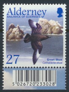 Alderney  SG A211  SC# 210 Migrating Birds Mint Never Hinged see scan