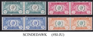 SOUTH AFRICA - 1935 KGV SILVER JUBILEE - 4V PAIR - MINT LH