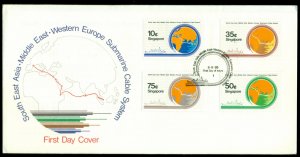 Singapore 1986 Submarine Cable System FDC