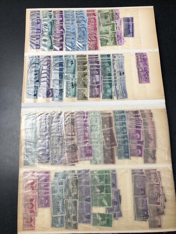 US Early Vintage Used Stamp Lot - Sc#65 Thru 1000 - Cat. Value $2000+.