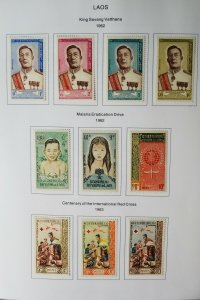 Laos 1951 to 2000 Incredibly Loaded Mostly Mint Stamp Collection