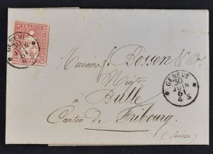 15 Rp. 'STRUBEL' WITH EXTRA LARGE MARGINS ON FINE COVER - Superb!