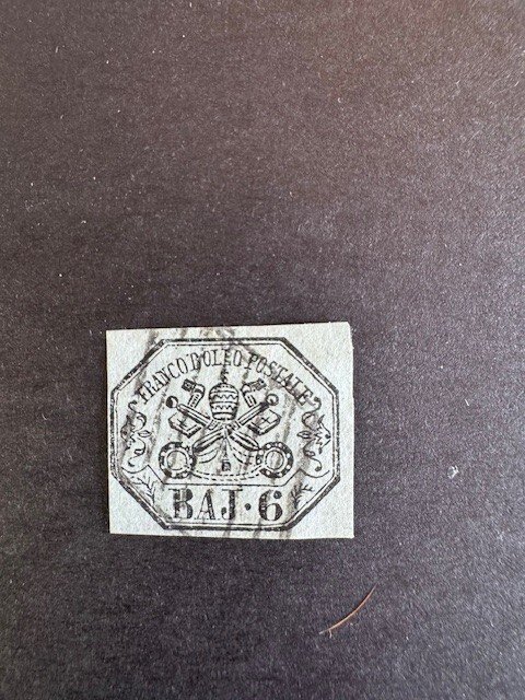Italy-Romagna Used SC#7 (1852) F/VF SCV $67.50