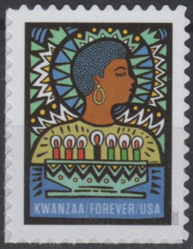 USA Sc. 5531 (55c) Kwanzaa 2020