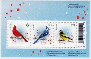 Canada - *NEW* Christmas, Holiday Birds, 2022 Souvenir Sheet - MNH