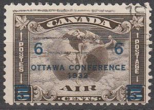 Canada  #C4 F-VF Used  CV $12.50  (A8753)