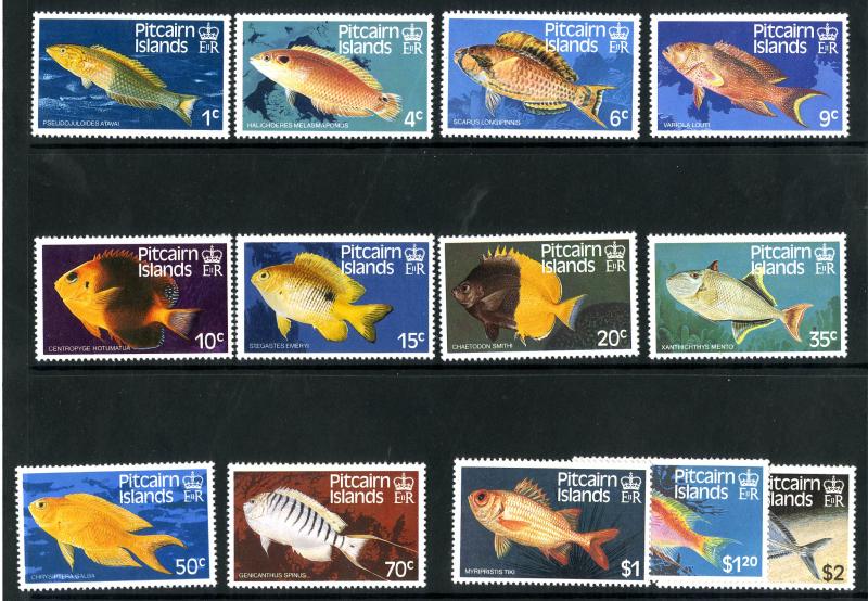 PITCAIRN ISLANDS 231-243 MNH SCV $10.50