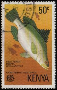 Kenya 68 - Used - 50c Nile Perch (1977)