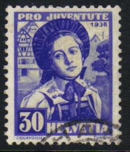 Switzerland #B84 used single, Girls of Zurich