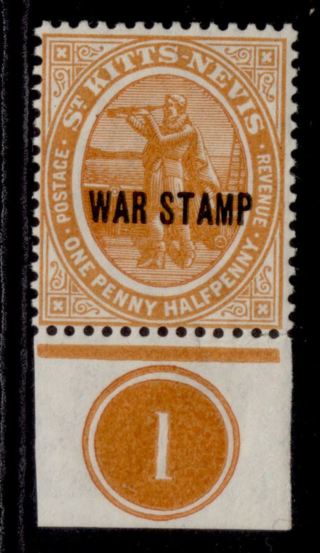 ST KITTS-NEVIS GV SG23, 1½d orange, NH MINT. CONTROL