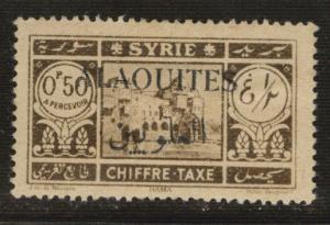 Alaouites Scott J6  MH* 1925 postage due