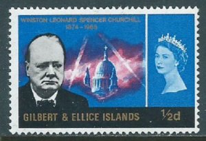 Gilbert & Ellice Islands, Sc #106, 1/2d MH