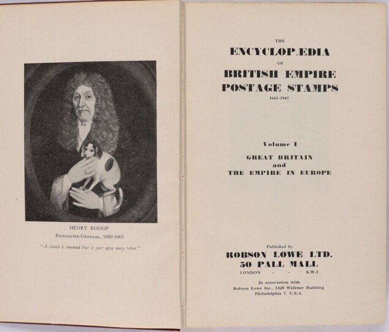 Robson Lowe Encyclopaedia. Vol 1 Great Britain & The Empire in Europe