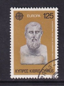 Cyprus  #534   used  1980  Europa   125m