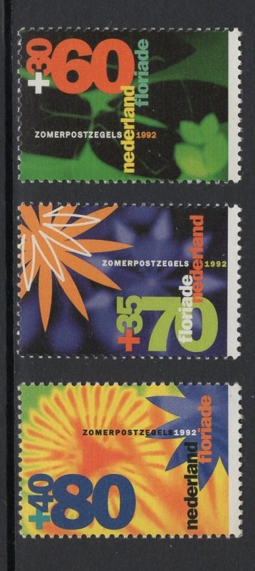 Netherlands   #B662-B664   MNH   1992  horticultural exhibition.  flowers