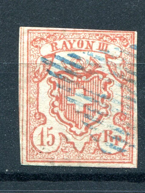 Switzerland  #12  Used VF  - Lakeshore Philatelics