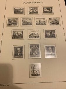 Germany Lighthouse Album 1933-45 Very Few Stamps Jx3