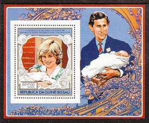 Guinea Bissau Princess Diana C49 Souvenir Sheet MNH VF