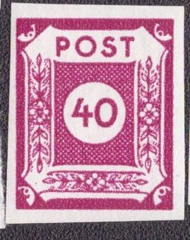 Germany DDR Russian Occupation East Saxony 1945 -  15N15 MnH