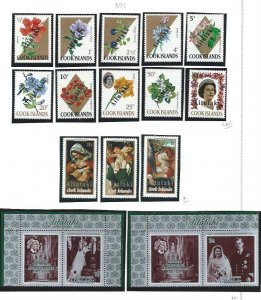 1972-75 AITUTAKI, Yvert from No. 32 to No. 147 + 3 BF - Collection - MNH** Total