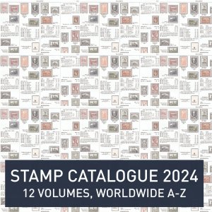 Stamp catalogs 2024 Worldwide Complete set vol 1-12