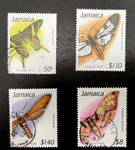 Jamaica: 1991, Jamaican Moths (3rd Series)  Fine Used Set