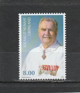 Greenland  Scott#  541  MNH  (2009 Prince Henrik's 75th Birthday)