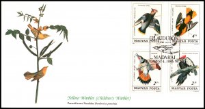 Hungary 2928-2931 Birds Fleetwood U/A FDC