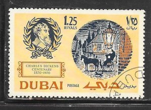 Dubai 129: 1.25r Dickens, Old Curiosity Shop, CTO, VF