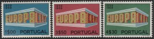 Portugal #1060-1062  MNH - Europa (1970)