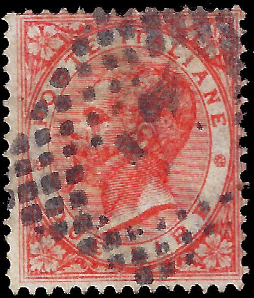 Italy 1863 Sc 24-33 less 28 used vg-vf