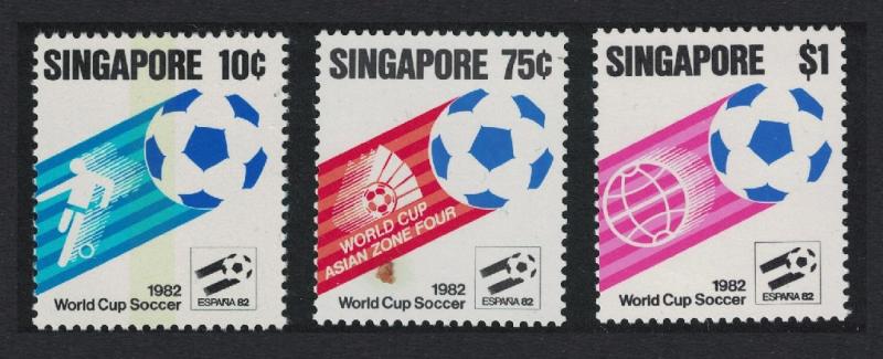 Singapore World Cup Football Championship Spain 3v SG#424-426