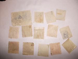 Lot of 15 Vintage China Chinese stamps Cancelled used