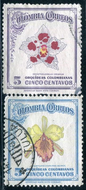 Colombia Sc#549-50 Used (Co)