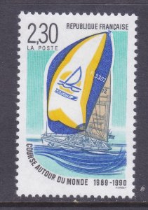 France 2223 MNH 1990 Whitbread Trans-Global Yacht Race Issue Very Fine