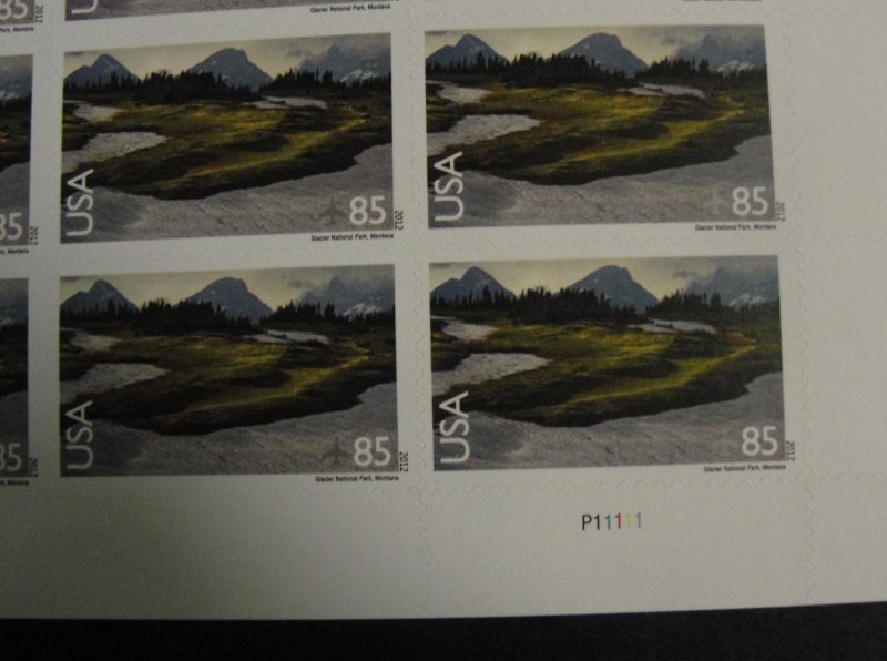 US sc. # C149 Glacier National Park Sheet – MNH