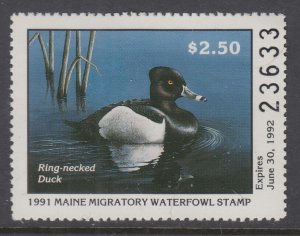 US 8 Montana State Duck Stamp MNH VF