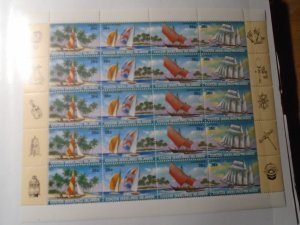 Cocos  Islands  #  158a-d X 5  MNH