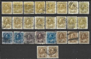 COLLECTION LOT 7445 CANADA 26 STAMPS 1911+ CLEARANCE