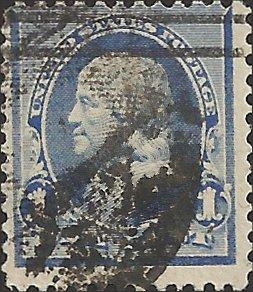 # 219 DULL BLUE USED BEN FRANKLIN SCV-0.75