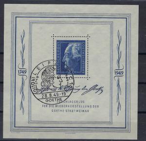 DDR under russian occ. Scott # 10NB11, used, special cds Leipzig C1, 28.8.49.-19