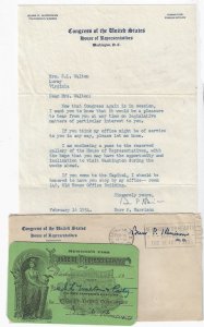 1954 - Documents from a Racist Congressman - Ephemera 1232