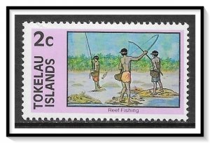 Tokelau #50 Reef Fishing MNH