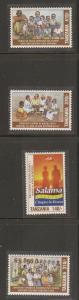 Tanzania #1586-9 MNH Aids Day