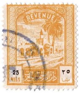 (I.B) BOIC (Tripolitania) Revenue : Duty Stamp 25m (1952)