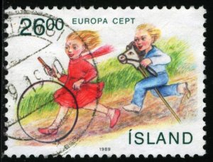 ICELAND #676, USED - 1989 - ICE445AFF6