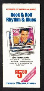 US 1993 $5.80 Elvis Presley Complete Booklet; Scott BK204; MNH