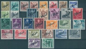 SWITZERLAND, FEDERAL OFFICIALS 1942-50 COMPLETE!