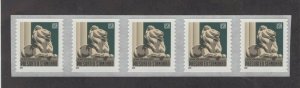 Scott 3447 - Lion. Coil Strip Of 5. MNH. OG.  #02 3447s5