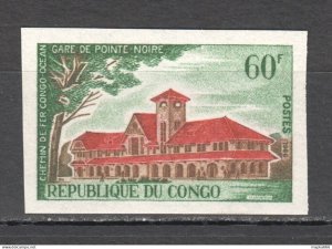 Fr427 Imperf 1966 Congo Architecture Michel #109 St Mnh